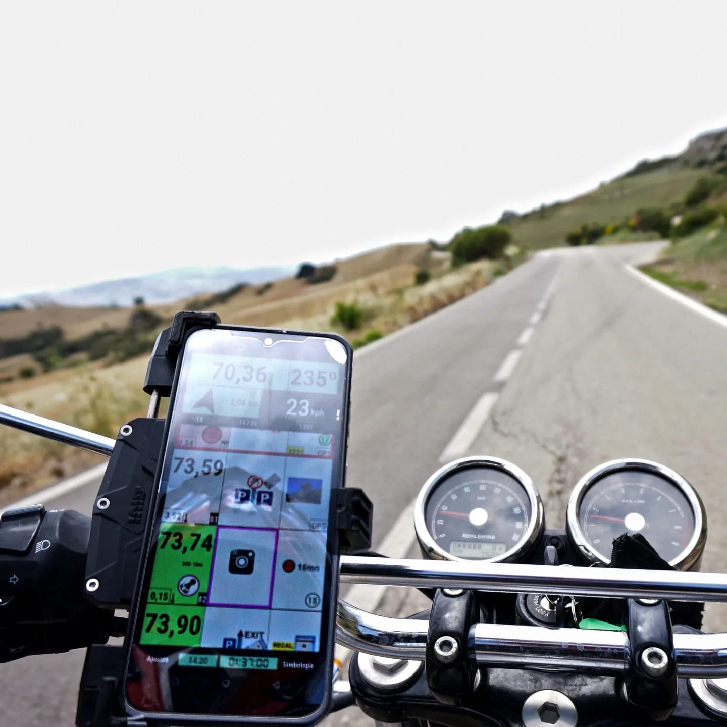 ruta de navegacion por carretera