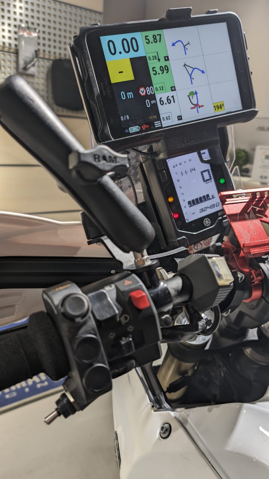 roadbook yamaha T7